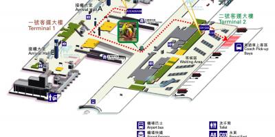 Hong kong aeroport hartă