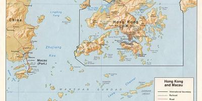 Harta Hong Kong și Macao