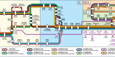 HK hartă de cale ferată