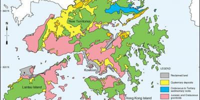 Harta geologică din Hong Kong