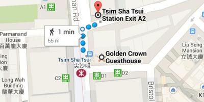 Tsim Sha Tsui hartă