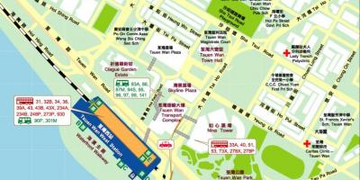 Tsuen Wan West station hartă