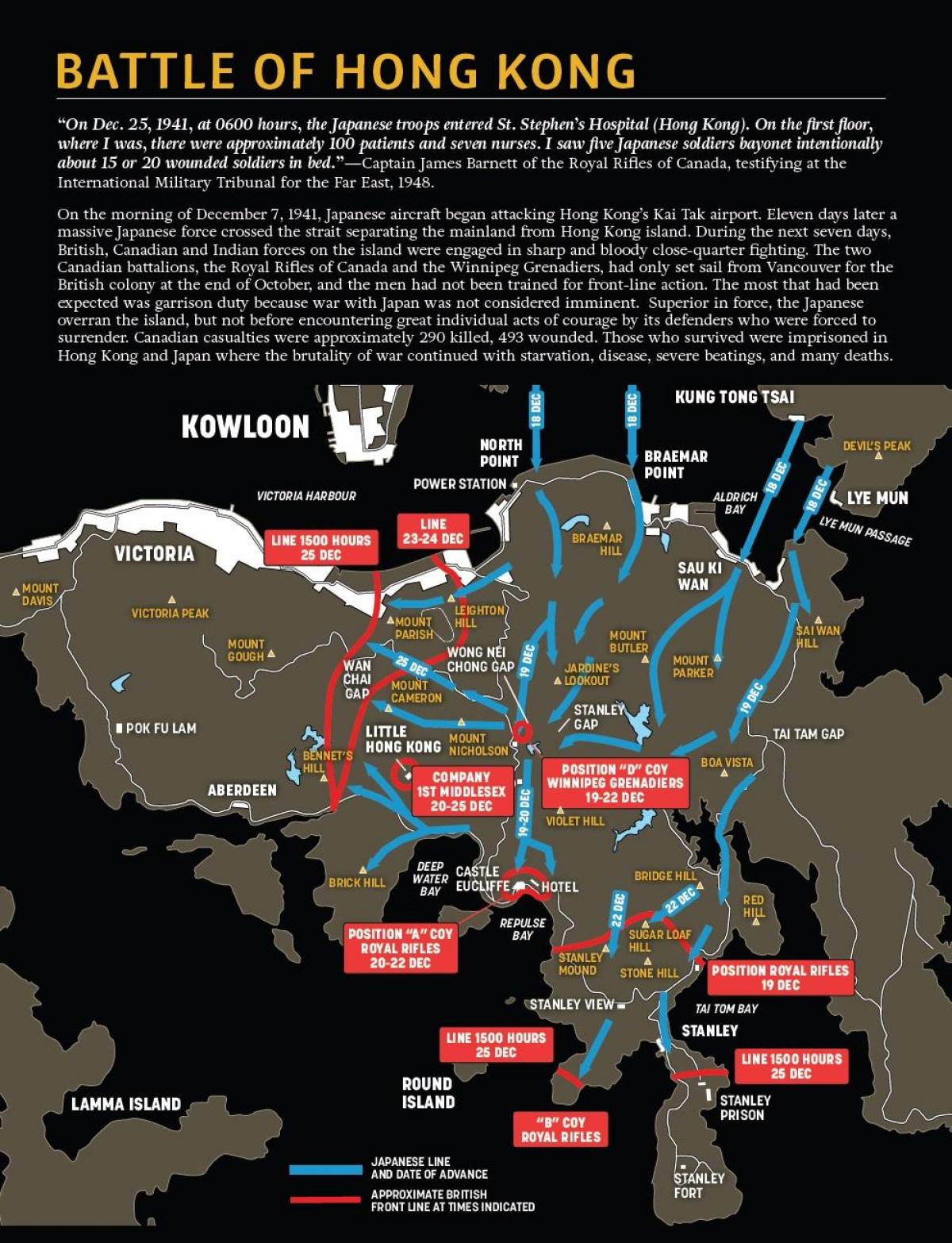 harta de luptă din Hong Kong