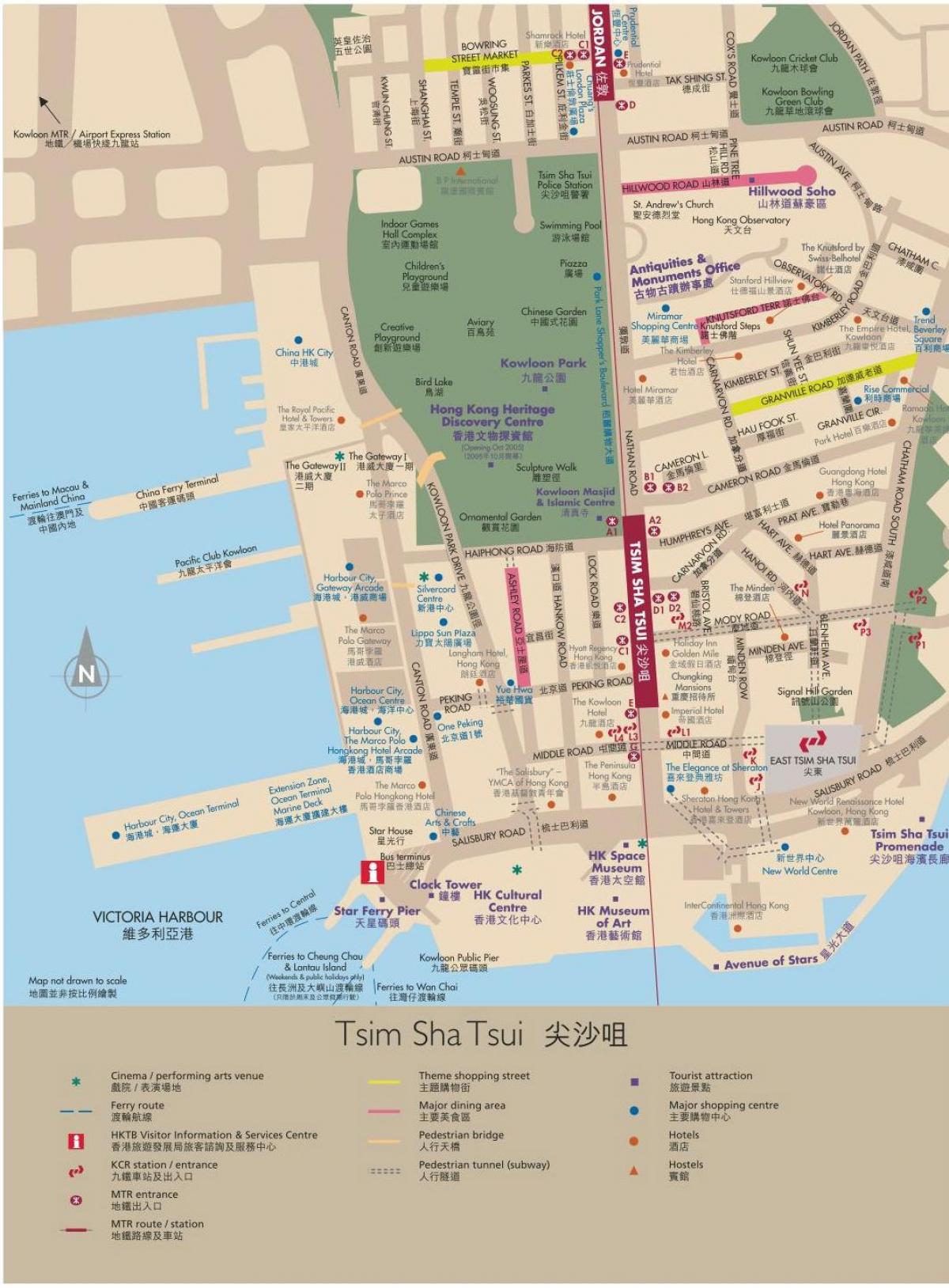 Hong Kong Kowloon hartă