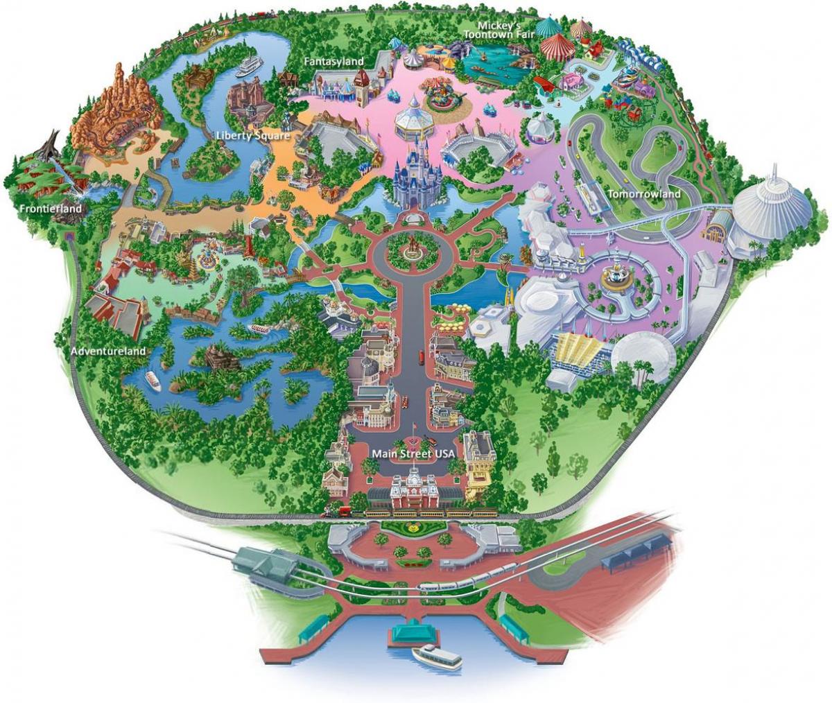 harta Hong Kong Disneyland