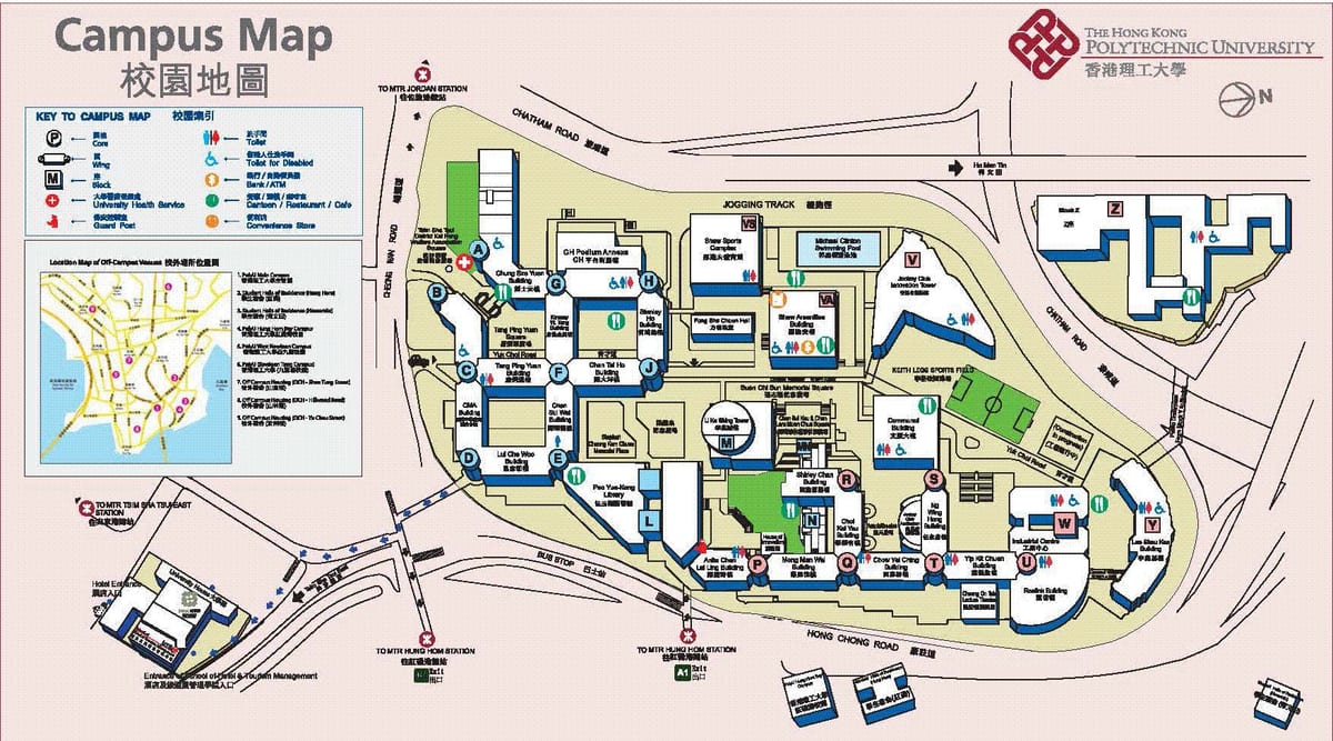 harta Hong Kong polytechnic university