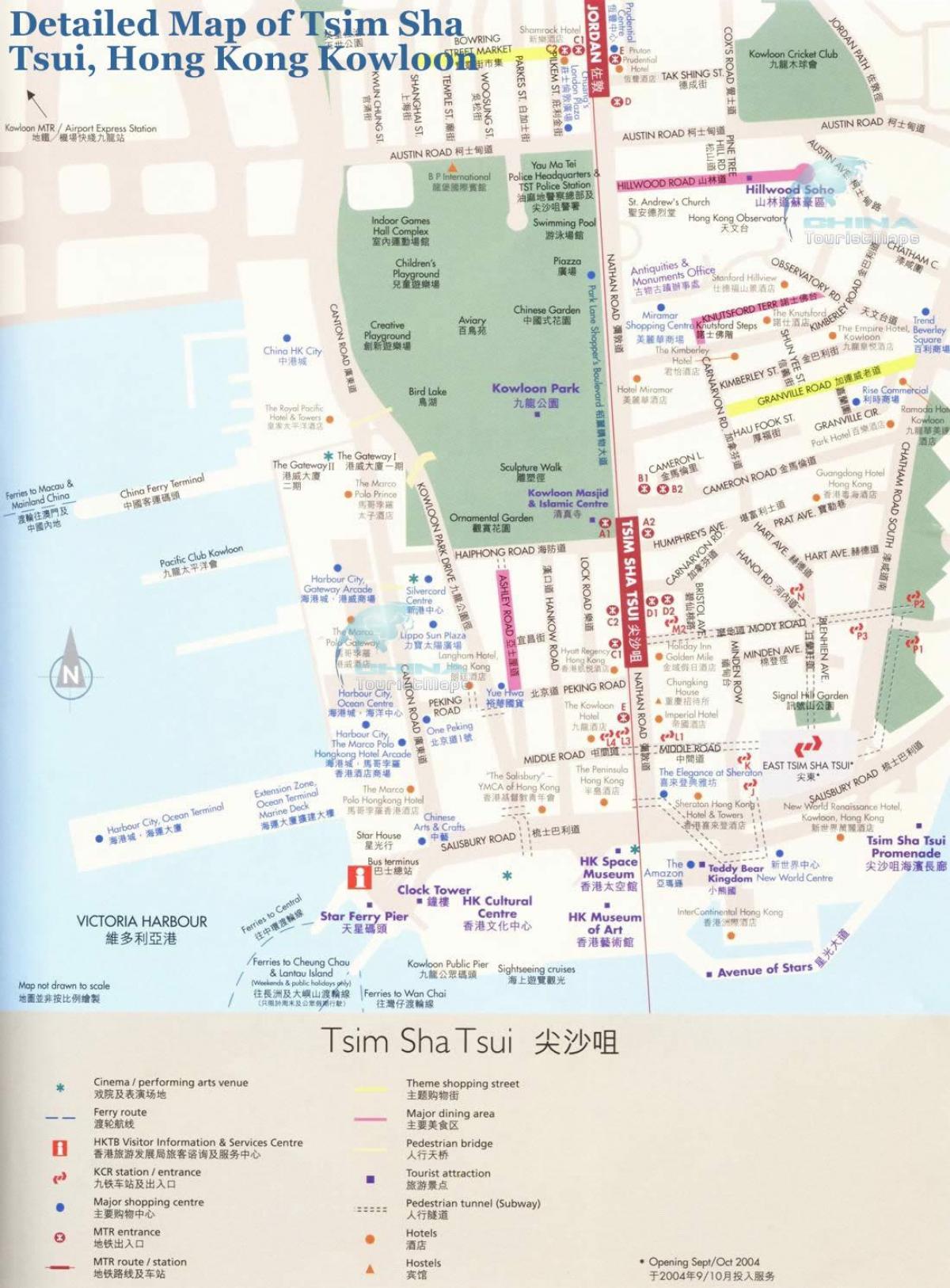 TST hartă