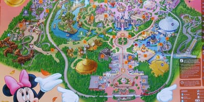 Hong Kong Disney hartă