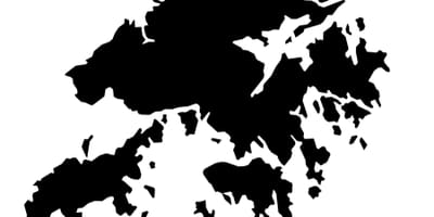 Harta Hong Kong vector
