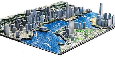 Harta 3d din Hong Kong